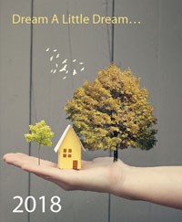 House 2018 Monthly Fridge Magnet Calendar